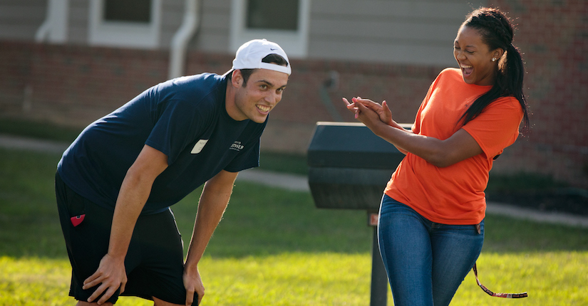 law students playing kickball