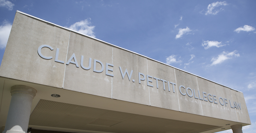 law school building exterior