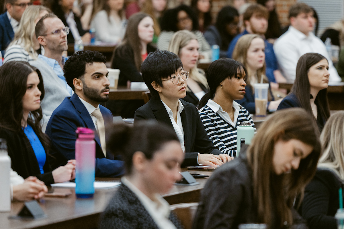 Students in a classroom